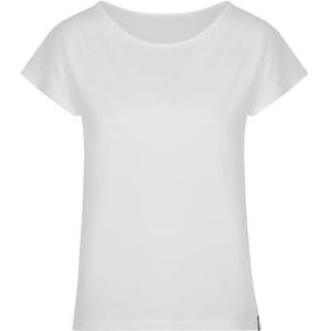Trigema Dames-T-shirt van viscose, Wit (Weiss 001)