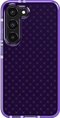 Tech21 Evo Check voor Samsung Galaxy S23 – Digi violet 15 ft stoot- en krasbestendig