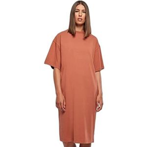 Oversized biologische T-shirt jurk voor dames Urban Classics