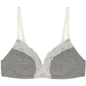 Women'secret Sujetador Triangular Acolchado Maternity 1 damesbeha, grijs.