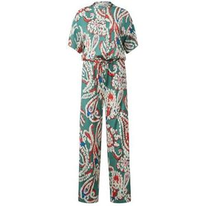 s.Oliver 2147660 Jumpsuit voor dames met volledige print, 65A1