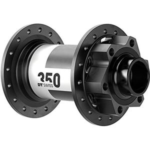 DT Swiss VR-naaf 350 MTB Disc Brake 110mm/20mm TA Boost, is 6-polig, 28 gaten, zwart/wit