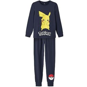 NAME IT Nkh Pokémon Ls Noos Sky pyjama voor jongens, Blauw