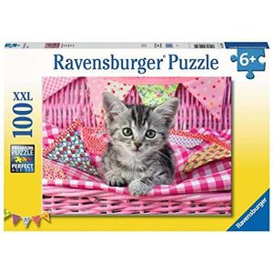 Puzzel Schattig Katje (100 Stukjes, Thema: Katten)