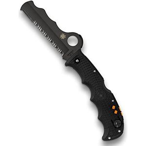 Spyderco, Zakmes Assist Lockback zwart lemmet 9,5 cm zwart klapmes golfdeel zakclip