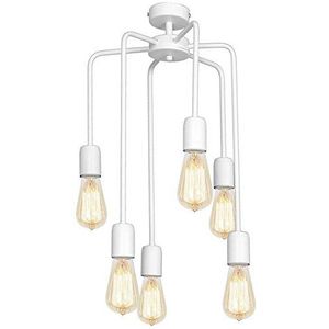 Homemania HOMAX_4380 Hanglamp Scorpius White van metaal, wit, 33 x 33 x 54 cm