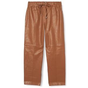 DreiMaster Vintage Pantalon en cuir pour femme 37127099, Cognac, XS, cognac, XS