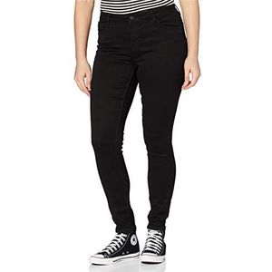 Vero Moda Dames Slim Jeans, zwart (Black), L - 32L, Zwart