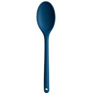 MASTRAD - Diepe lepel - Bereiden, Koken, Mengen - Unibloc - Silicone - Geen krassen op de pannen - Blauw