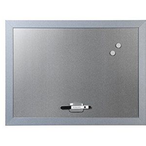 Bi-Office Blokko Magnetisch whiteboard met zilveren oppervlak 600 x 450 mm