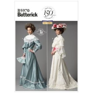 Butterick Patterns B5970 dames patroon / rok, maat B5 36 tot 44, wit