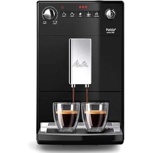 Melitta, Purista, zwart, F230-102 volautomatische espressomachine met korrelmaalwerk, compact, stil