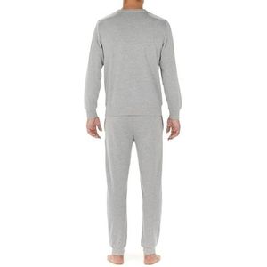 Hom Sweat-Shirt Col Rond Sport Lounge Haut de Pijama Homme, Gris, XXL