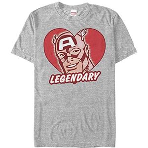 Marvel Avengers Classic-Legends Organic T-shirt met korte mouwen, gemêleerd grijs, XXL, Melange Grey