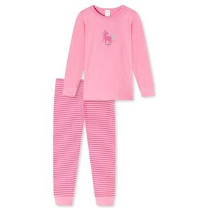 Schiesser Langer Mädchen Schlafanzug meisjes Pyjama-set, Zacht roze, 140