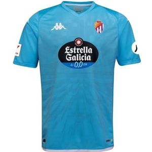 Kappa Kombat GK Real Valladolid 23/24 T-shirt de gardien de but Bleu L Homme