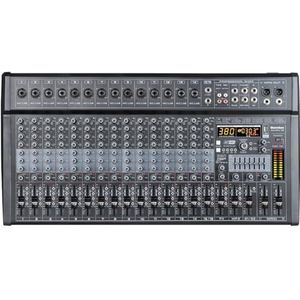 Thornton AXIS Pro 16 Professionele 16-kanaals mixer met fantoomvoeding, USB, Bluetooth, 380 digitale effecten, 3-bands equalizer, 2 groepen, voor studioprestaties en