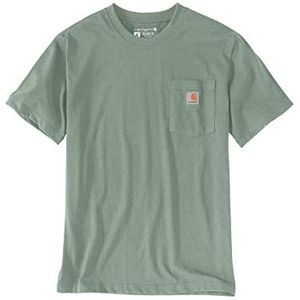 Carhartt K87 T-shirt met korte mouwen en zak, casual pasvorm, T-shirt voor heren (1 stuk)