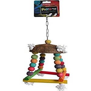 Tyrol Coco Pako-bal, speelgoed voor papegaaien, parkieten, 35 cm
