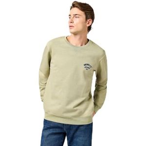 Wrangler Small Logo Crew trainingspak voor heren, Thee