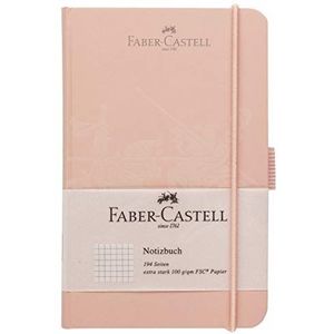 Faber-Castell FSC-Mix notitieboek, geruit, 90 x 140 mm, rosé