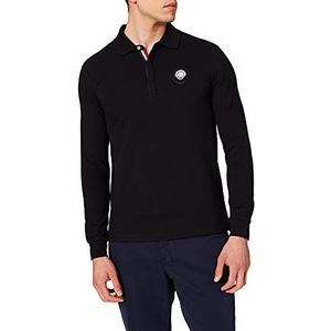 REDSKINS-PAF Force Garros Poloshirt, Zwart, M