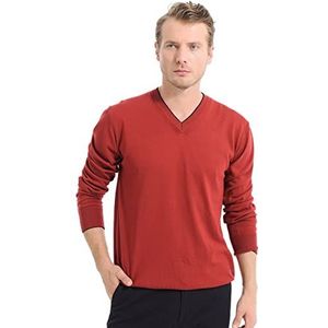 Bonamaison Trmrvn100002 sweattrui, bordeaux, S/bovenstuk, heren, bordeaux, S, maat tall, Bordeaux