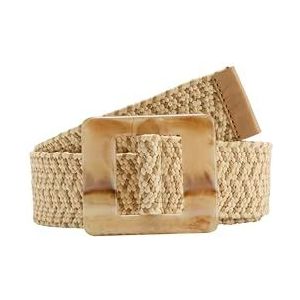 s.Oliver 2147247 Damesriem raffia-look, 81 x 1