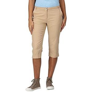 Regatta Bayla Capri Casual Shorts voor dames, Sesam