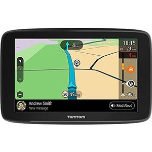 TomTom GO Classic Car Sat Nav, 12,7 cm, 5 inch verkeersinfo, waarschuwingen voor gevaarlijke zones, EU-kaarten, update via WiFi, geïntegreerde omkeerbare bevestiging