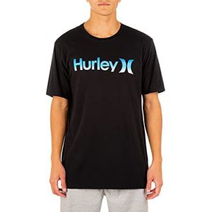 Hurley T-shirt One and Only Gradient herenhemd, zwart.