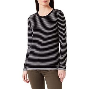 Gerry Weber dames t-shirt, zwart/poeder