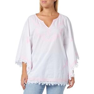 ALARY Poncho 15826564-al01 pour femme, blanc rose, taille S, blanc/rose, S