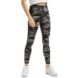 Urban Classics Dameslegging met strepen, meerkleurig (donker camouflage / zwart 00840)