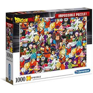 Clementoni Dragon Ball Z Impossible Puzzle Ball-1000 stukjes, meerkleurig, 39489