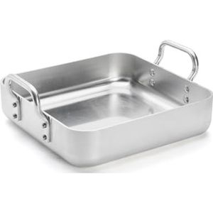 DE BUYER - 7664.30 – schuifplaat rechthoekig aluminium 2 A. F 30 x 30 cm