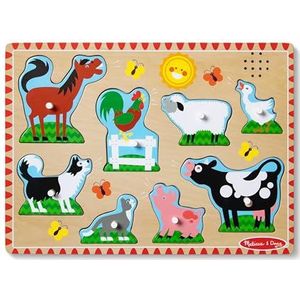 MaMeMi boerderij dieren geluid puzzel