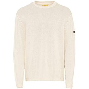 camel active 409545/1k31 Sweatshirt voor heren, Crème