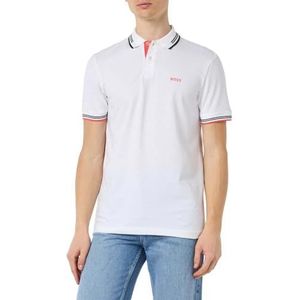 BOSS Paul poloshirt heren, Wit.