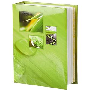 Hama Fotoalbum ""Singo"" (Minimax album, 13 x 16,5 cm, 100 pagina's, voor 100 foto's in het formaat 10x15 cm), groen