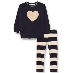 Chicco Compleet: sweatshirt en legging joggingbroek voor meisjes, Blauw (705)