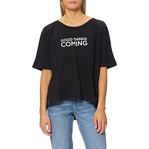 Comma CI Dames T-shirt met korte mouwen, 99e9 grijs Aop