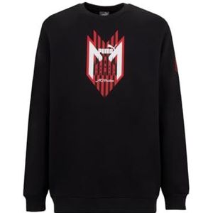 PUMA AC Milan Sweat-shirt col rond Ftbl Icons, adulte, unisexe