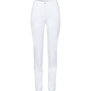Raphaela by Brax Laura Touch Cotton Broek, wit (White 99), 48 (maat fabrikant: 46K) dames, Wit.