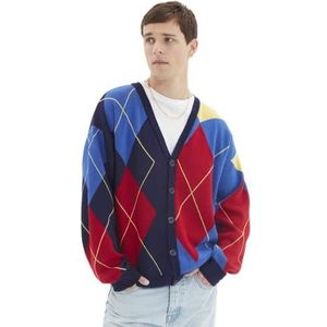 Trendyol Cardigan - Multicolore - Oversize, Multicolore, M