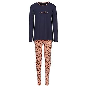 Skiny pyjama meisjes navy 140, Navy Blauw