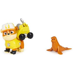 Paw Patrol, Big Truck Pups rubberen actiefiguur met afneembare reddingsdrone en afstandsbediening van het bedieningspaneel en dierenspeelgoed voor kinderen vanaf 3 jaar