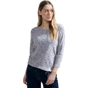 Cecil B321014 T-shirt met 3/4 mouwen voor dames, Meerkleurige blauwe mix