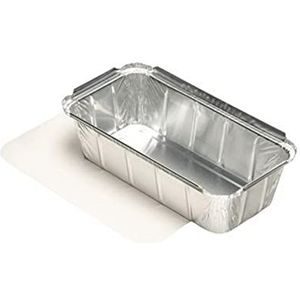 Papstar 14514 aluminium kommen, 21,3 x 11 x 5,4 cm