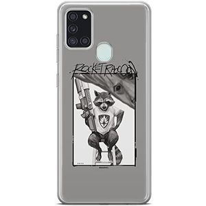 ERT GROUP Origineel en officieel gelicentieerd Marvel Gaurdians of The Galaxy 004 hoesje voor Samsung A21s telefoonhoes, perfect aan de vorm van de mobiele telefoon, TPU-hoes